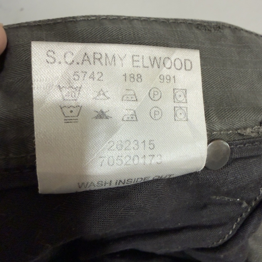 G-Star Raw SC ARMY ELWOOD Pants Mens 28x32 Gray Cargo Utility Knife Pocket - Picture 7 of 8